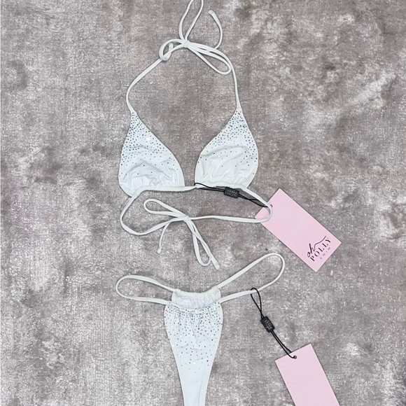 Embellished Triangle Bikini Set - Picture 6 of 6